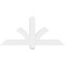 Ekena Millwork Redmond Architectural Grade PVC Gable Bracket, 48"W x 22"H x 2"D x 4"F, 11/12 Pitch GBP048X22X0204RED00 - alternate 2